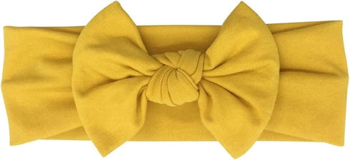 Handmade Cotton Baby Girl Headbands with Bows, Infant & Toddler Hair Accessories