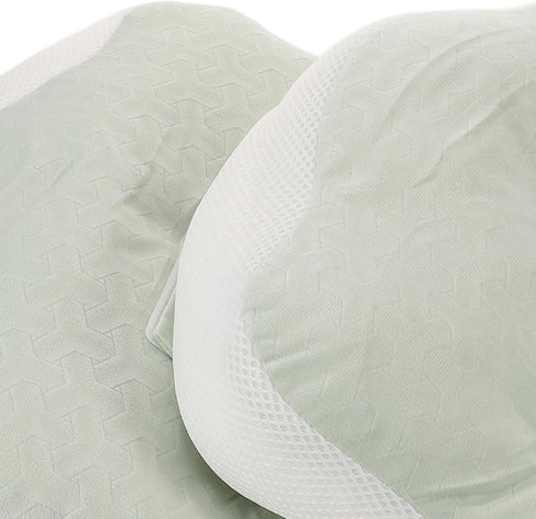 Levemolo Maternity Sleeping Pillow for Pregnant Women Green-Tone Pregnancy Support Pillow for Belly and Back Adjustable
