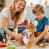 5 16 Inch Mommy 4 PCS Kangaroo Stuffed Animal, Stuffed Kangaroo Plush Toy with Babies Insides, Kangaroos with Joey