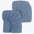 2 Pack Muslin Crib Sheets for Boys & Girl- Neutral Breathable Cotton