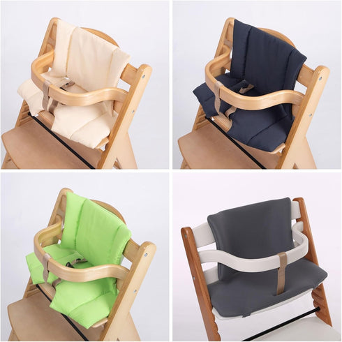 KMGDM Soft Seats Cushions with not Slip designs & Easy Attachments Comfortable Highchair Pad Easy to Use Pad for Wooden