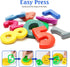 RIMOBUL Numbers Dough Cutter Kit, Assorted Colors