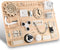 Potatomato Wooden Montessori Large Busy Board for Toddlers and Kids Sensory Activity
