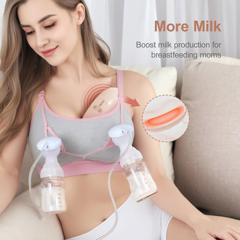 2-in-1, 2 Pack, NCVI Warming Lactation Massager Breast Massager for Breastfeeding, Heat & Vibration for Clogged Ducts