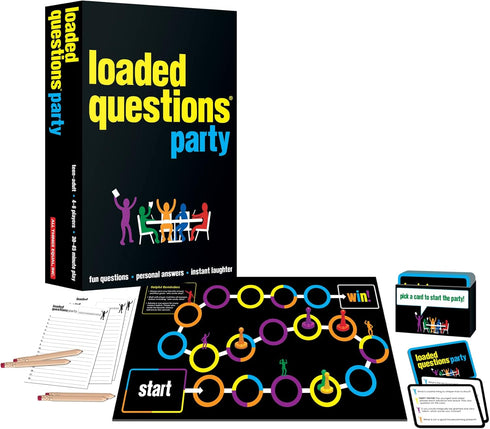 Loaded Questions Party Game - Fun Questions and Personal Answers for 4-8 Players