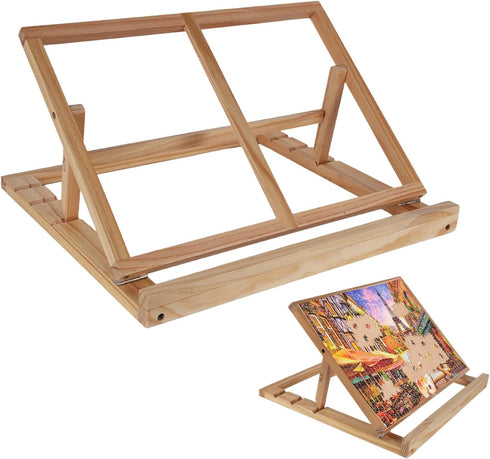 SoeKoa Puzzle Board Stand, Puzzle Board Stand for Tely,Puzzle Holder Board Portable, Puzzle