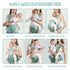 6-in-1 0-36 Baby Carrier with Hip Seat for Newborn to Toddler, Ergonomic Infant Carrier for Month Baby, All Positions