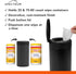 Countertop, Spectrum Disinfecting Wipes Container Refillable Stainless Steel Wipe Holder for Bathroom Kitchen School