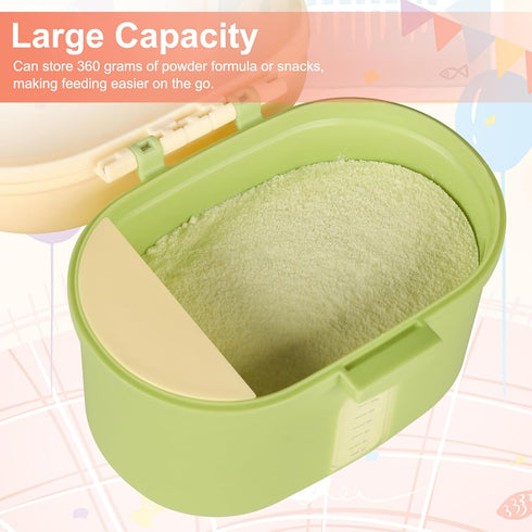 Accmor 8.5oz/240g Baby Formula Dispense On The Go, Portable Milk Powder Formula Dispenser with Scoop,Formula Containers