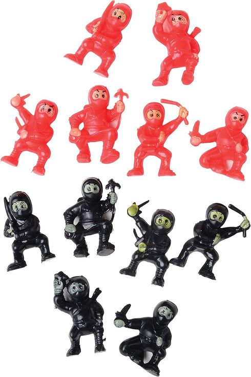 12 U.S. Toy Lot of Assorted Ninja Action Figure Toys