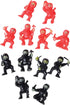 12 U.S. Toy Lot of Assorted Ninja Action Figure Toys