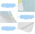 SyXIOP 28" 52" A Cute Cartoon White Unicorns Cooling Baby Crib Mattress x Ultra Soft Pads for Bed Washable