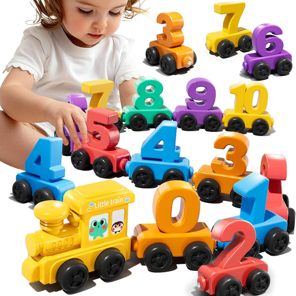 JUKUDAHU Magnet Number Train Set for Toddlers 1 2 3 4 Years