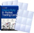 PERFORMORE 9-Pocket Trading Card Binder Sleeves, 3 Ring Binders, Plastic Top Loader Pages (25 Pack)