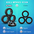BUNMO Magnetic Fidget Ring, Fidget Toys for Adults, Endless Hours of Fun, Spin, Connect & Play, Engaging Toy for Boys &