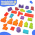 Bo-Toys 50 Set, Ps Deluxe Sand Molds Tools Sandbox Toddlers Toys, Beach Sand Castle Building, Indoor Outdoor Sensory