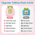 Cards-296 1 2 3 4 Toddler Girls Toys Talking Flash Sight Words, Educational Toys for Year Old, Speech Therapy&Autism
