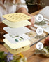 9" NEIGIKI Microwave Flower Press Kit, Fast-Drying Flower Pressing Kit with Reusable & Washable Cloth, Vibrant Color