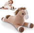 Weighted Horse Stuffed Animals, Large Stuffed Horse Plush 24", Cute Farm Animal