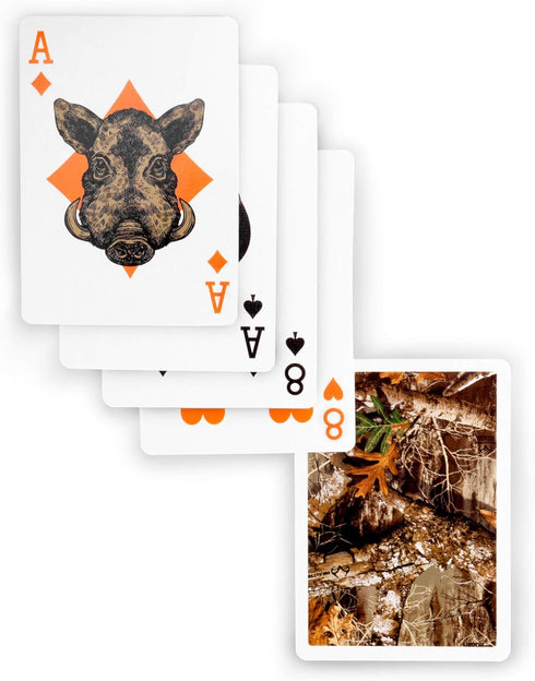 Brybelly Realtree Camouflage Playing Card Deck|Premium Woodland Standard Poker Size Camo Playing Cards|Woodland