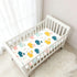 miaozhen 1 Pack 52x28 Cotton Baby Crib Sheets for Boys Girls Soft Breathable Funny Ocean Lambs Muslin Crib Sheets