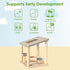 Set Set PlanToys Wooden Dollhouse Bathroom Room | Bath, Toilet, Sink & Accessories Furniture | Open Ended Role Play