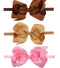 Baby Girls Infant Headbands with Kids Hair Bows (16) (Color D)