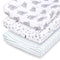 The Peanutshell Baby Girl or Boy Changing Pad Covers Set of 3