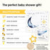 1-12 47x47 Pondering Pine Organic Baby Monthly Milestone Blanket Boy - Love You to The Moon and Back Blanket for Boys