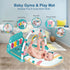 Tummy 5 0-12 dearlomum Baby Play Mat & Piano Time Gym, Infant Sensory Activity Playmat with Toys, Music & Lights