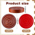 24 1.06 Inch Backgammon(Brown Sumind Pieces Wooden Checkers Wood Checkers Pieces Stackable with Drawstring Storage Bag