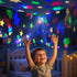 Dimmable Projector,360 Night Light for Kids,Dinosaur Night Lights Projector,Remote Timer Star Slient Ocean Lights