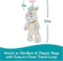 0 12 GUND Baby Safari Friends Zebra Pull-Down Musical Plush, Travel Friendly Sensory Toy with Stroller Loop for Ages