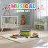 Set, 18 2 3 4 5 9 LITTLE FUN TIMES Toddler Musical Instruments Toys, Kids Drum Percussion, Harmonica, Maraca, Flute