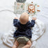 ZICOTO Soft Baby Book - Touch and Feel Sensory Book for Babies 0-6 Months with Textured Animals, Mirror & Crinkle Paper