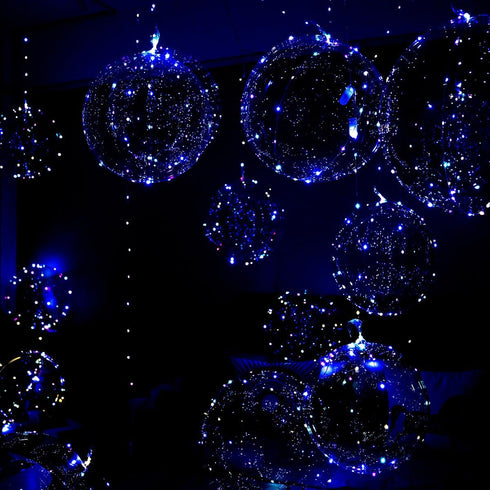 18 Packs Light Up LED Balloons - Cell Battery Included, 3 Modes Flashing, Perfect for Birthday Wedding Decorations (4
