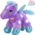 BSTAOFY Light up Pegasus Stuffed Animal Glow Unicorn LED Soft Plush Toys, Bedtime Nightlight Companion Gift for Kids on