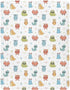 SDMKA 28x52 Inch Cute Monsters Crib Sheets for Boys Girls - Portable Microfiber Fitted Crib Sheet for Standard Crib