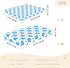 miaozhen 1 Pack 52x28 Cotton Baby Crib Sheets Soft Stretchy Blue Stars Dot Blue Light Toddler Mattresses for Nursery