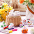72 2 Inch 12 Jerify Pcs White Blank Rubber Ducks for Kids DIY St. Patrick's Day Creative Rubber Ducks with Pens