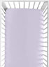 Sweet Jojo Designs Lavender Purple Fitted Crib Sheet - Watercolor Floral Collection