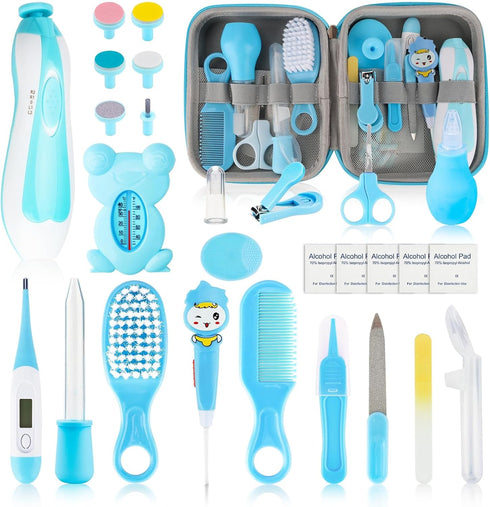 Baby Healthcare and Grooming Kit, 27pcs Baby Electric Nail Trimmer Set for Newborn Infant Toddlers