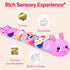 KMUYSL Baby Toys 0 to 12 Months, Musical Stuffed Animal Toys with Crinkle and Rattles for Newborns