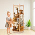 May Eileen 53.54" 15.74" 15.74" Stuffed Animal Storage & Organizer, Wooden Stuffed Animal Holder, Plushies Storage