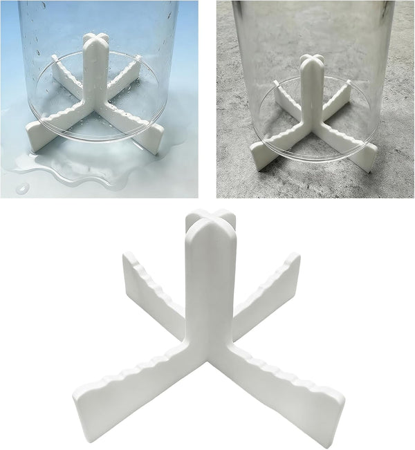 OKUVREN Detachable Bottle Cup Draining Rack, Efficient Water Drain Stand for Glasswares Drink Bottles, Hygienic Quick