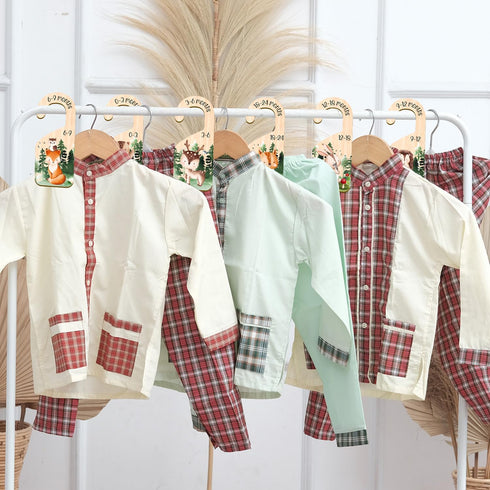 Closet 7PCS Closet 24 Animals Baby Dividers, Wooden Baby Clothes Dividers for Organizers, Newborn to Months Home