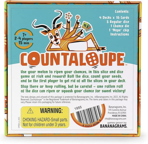 Bananagrams Countaloupe, Slice and Dice STEM Game for Kids Age 7+