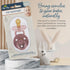 (Set 2) Set 2 0 6 Itzy Ritzy Natural Rubber Newborn Pacifiers of Baby Pacifiers with Cherry-Shaped Nipple & Large Air