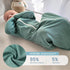 0.5 2-Way ZIGJOY Shark-Fin Transition Swaddle for Newborn - Tog Rayon Made from Bamboo Sleep Sack Baby Swaddle Blanket