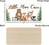 12x6 Uflashmi Wood Liitle Man Cave Sign, Woodland Animal Nursery Wall Decor for Baby Boys Room, Woodland Theme Nursey